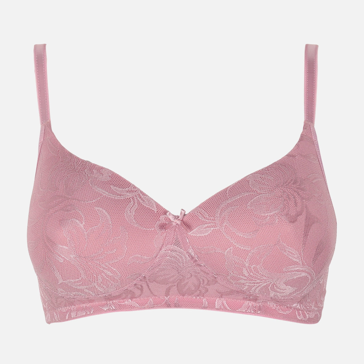 Jacquard Padded Bra & Panty Set Cup C