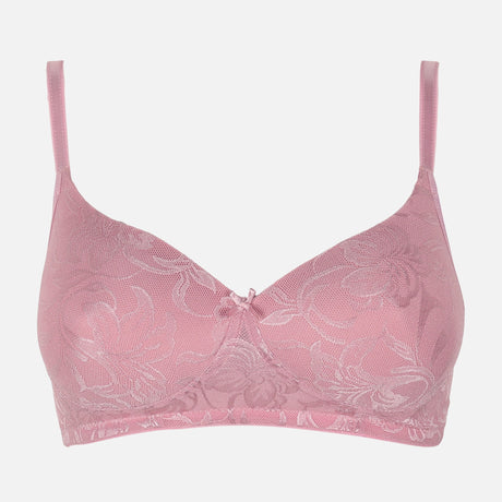 Jacquard Padded Bra & Panty Set Cup C