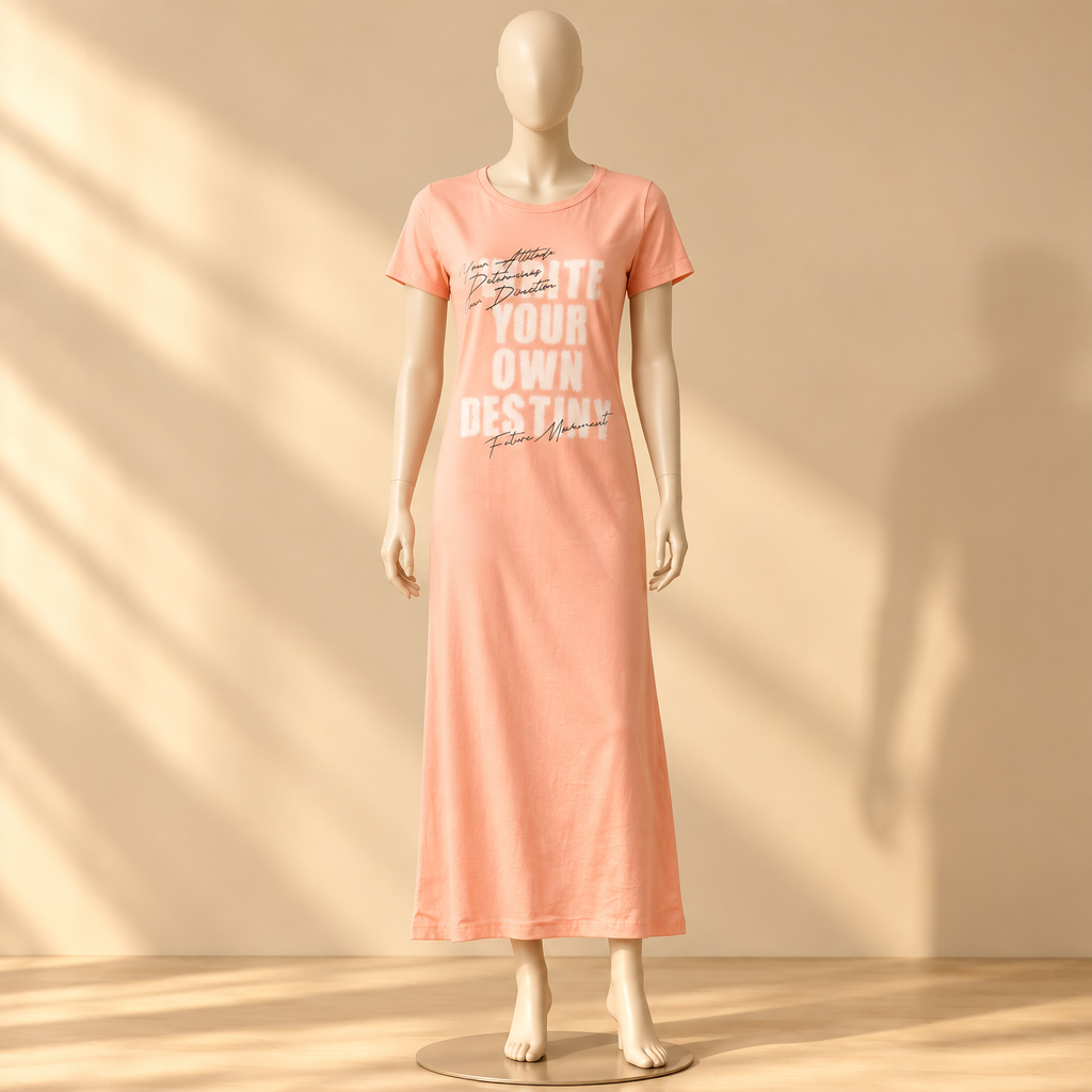 Womens Midi Gown Dress