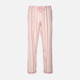 Womens Striped Pyjama Set Short Sleeve Top And Pant