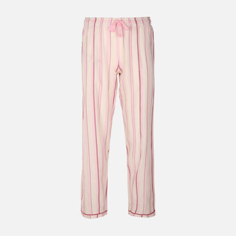 Womens Striped Pyjama Set Short Sleeve Top And Pant