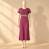 Womens Midi Gown Dress