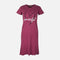 Womens Midi Gown Dress