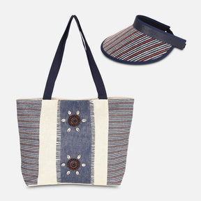 Ladies Beach Bag And Hat Set