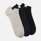 Men Casual Full Terry Ankle Socks 3 Pairs