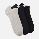 Men Casual Full Terry Ankle Socks 3 Pairs