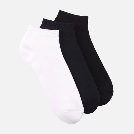 Men Basic Full Terry Ankle Socks 3 Pairs