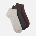 Men Basic Full Terry Ankle Socks 3 Pairs