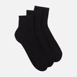 Men Basic Half Terry Low Crew Socks 3 Pairs