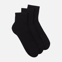 Men Basic Half Terry Low Crew Socks 3 Pairs