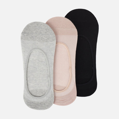 MEN BASIC SEWING INVISIBLE SOCKS 3PAIR