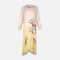 Ladies Rayon Printed Maxi Gown Long Sleeve