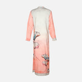 Ladies Rayon Printed Maxi Gown Long Sleeve