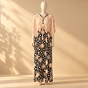 Ladies Digital Print Farasha Maxi Dress