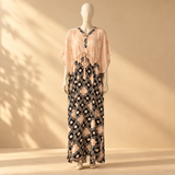 Ladies Digital Print Farasha Maxi Dress