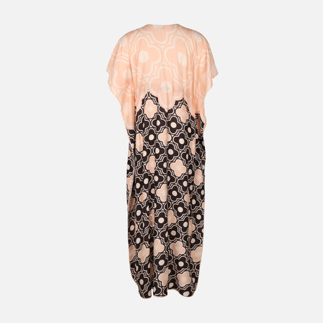 Ladies Digital Print Farasha Maxi Dress