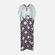 Ladies Digital Print Farasha Maxi Dress