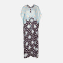 Ladies Digital Print Farasha Maxi Dress