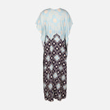 Ladies Digital Print Farasha Maxi Dress