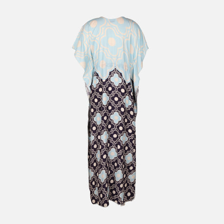 Ladies Digital Print Farasha Maxi Dress