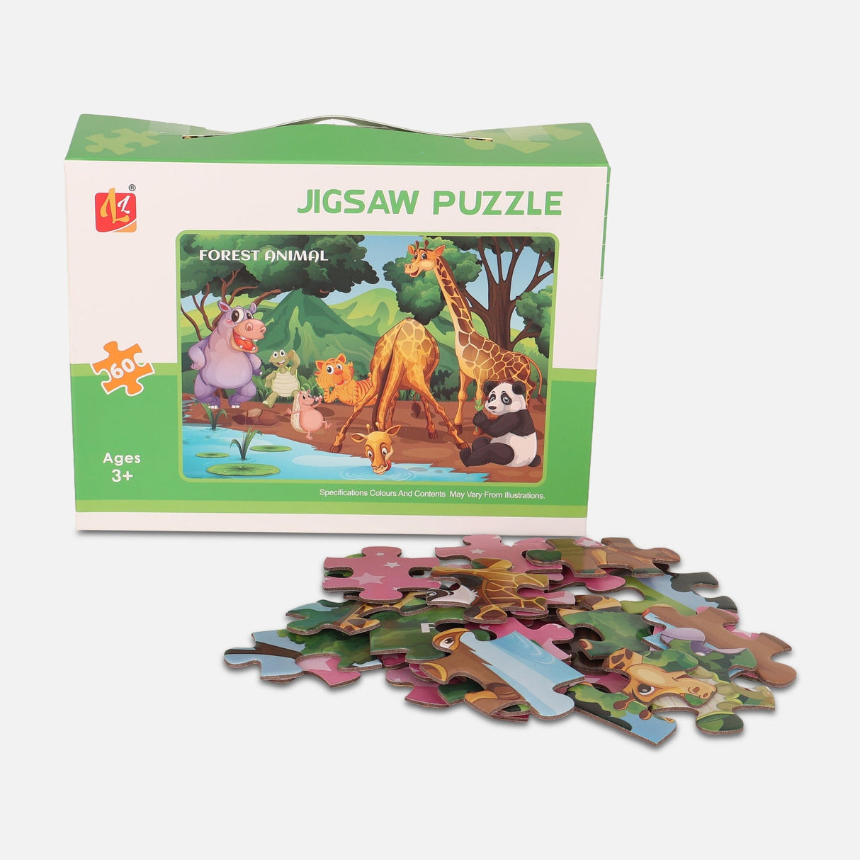 Puzzle Toy Forest Animals 60Pcs