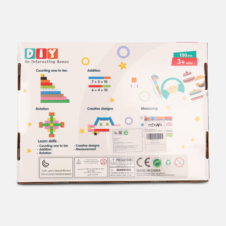 Diy Number Rods-100Pcs