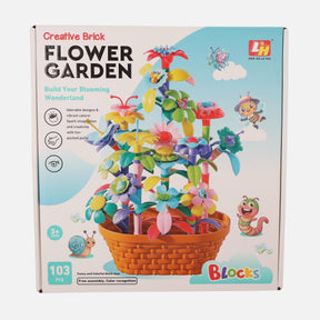 103-Piece Flower Building Blocks Set