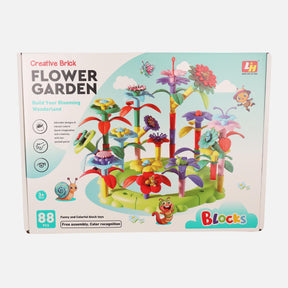 88-Piece Flower Building Blocks Set
