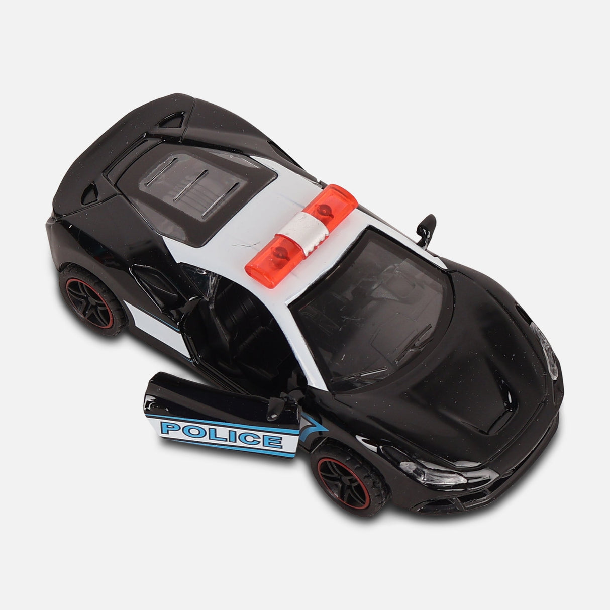 Die-Cast Pull Back Car Toy-Police Car