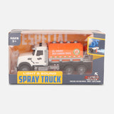 Friction Toy Car With Light & Music & Spary -Vehicle Tanker