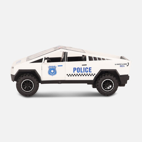 Friction Toy Car With Light & Music & Spary-Tesla Truck