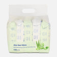 Aloe Scented Wet Wipes 5 Pack Set 20 Pcs Each