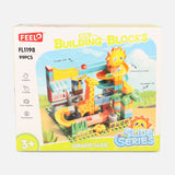 Kids Giraffe Slide Block Set Toy
