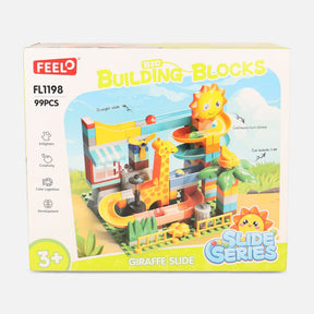 Kids Giraffe Slide Block Set Toy