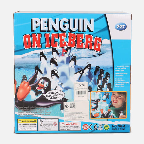 Kids Balance Game With Penguins Iceberg Stacking Toy