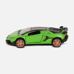 Diecast Lambo Toy Car With Sound Light & 3 Opening Doors