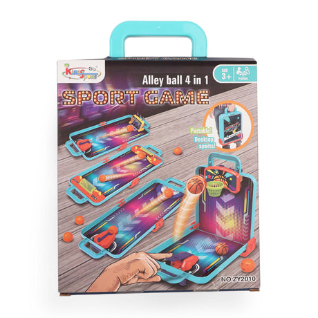 Portable 4-In-1 Sports Game Set