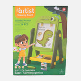 Dinosaur Theme Double Sided Magnetic Doodle Board For Kids