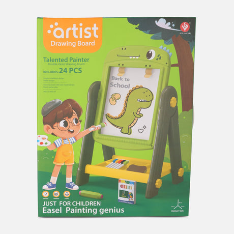 Dinosaur Theme Double Sided Magnetic Doodle Board For Kids
