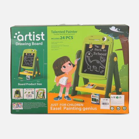 Dinosaur Theme Double Sided Magnetic Doodle Board For Kids