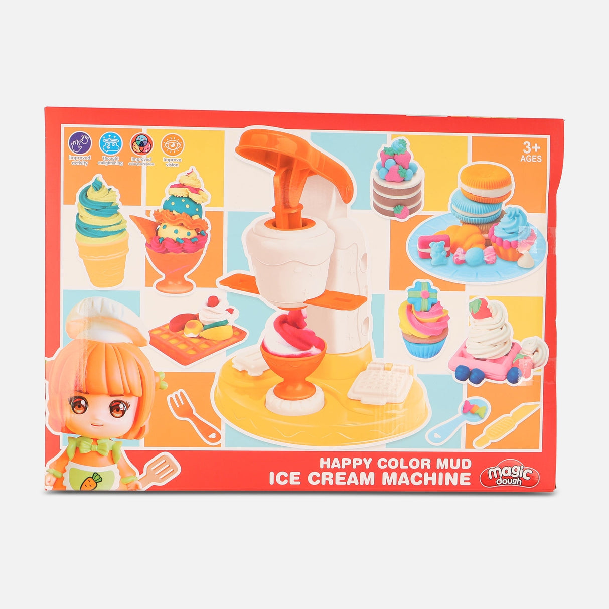 Play Dough Ice Cream Maker Toy Set