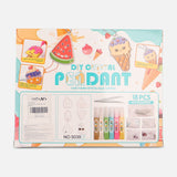 Kids Diy Gel Painting Set-Ice Cream Design Art Activity