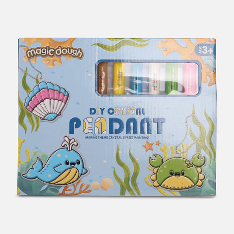 Kids Diy Gel Painting Set-Marine Design Art Activity