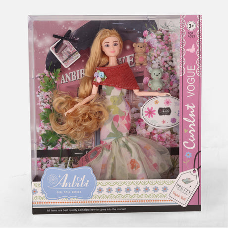 11.5-Inch Sweet Doll Toy With Articulated Body