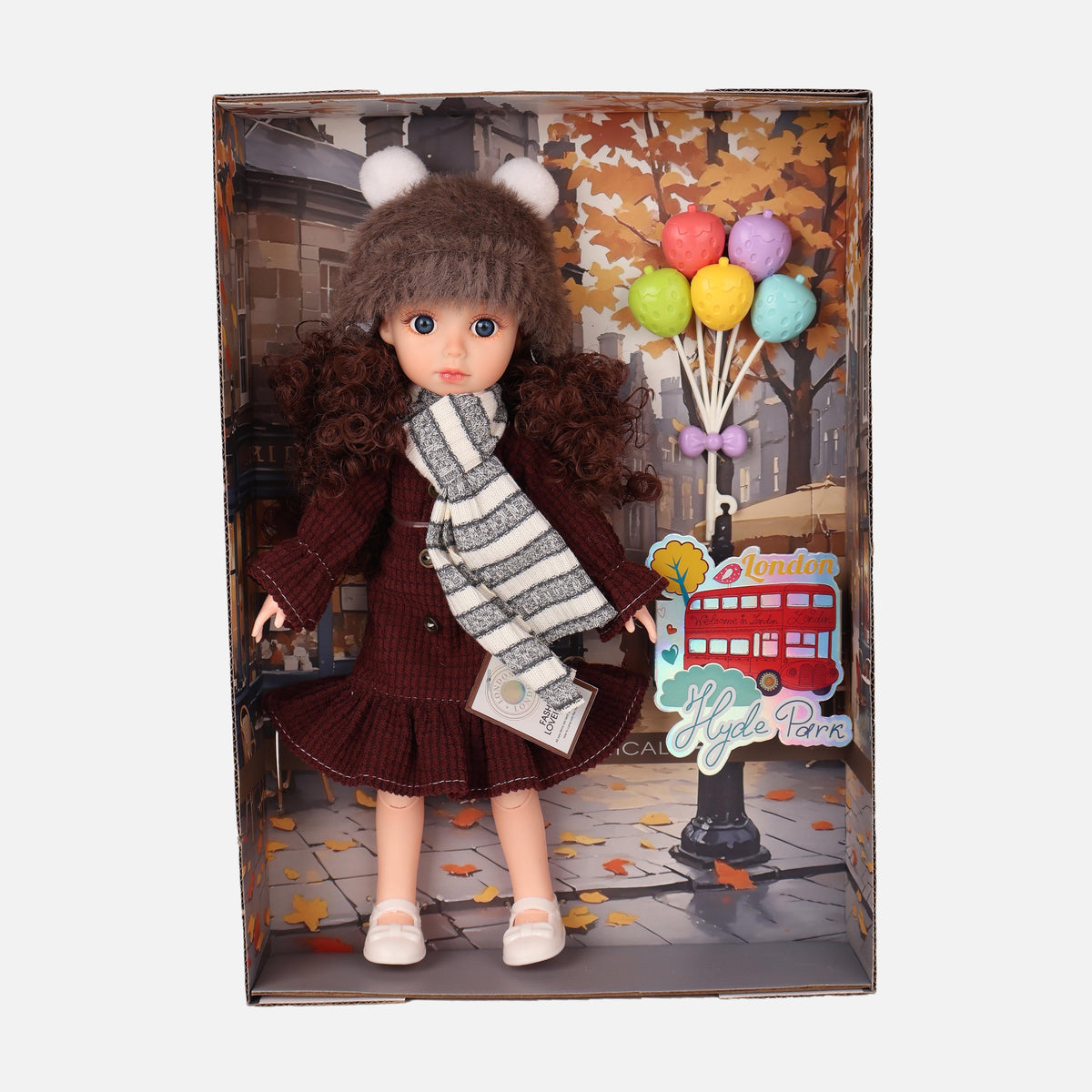 12-Inch Poseable Fashion Doll Toy