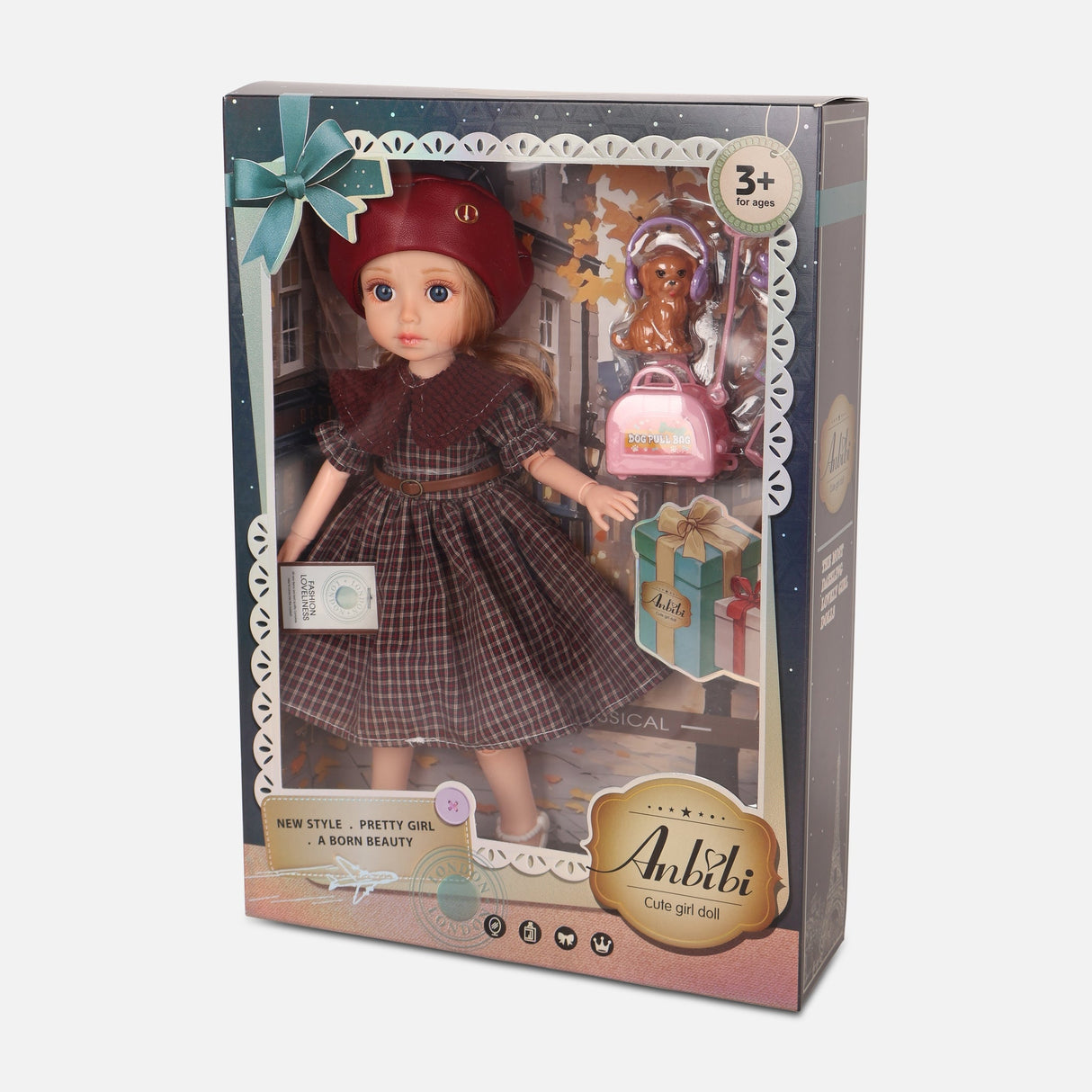 Doll Toy Set For Girls With Accessories