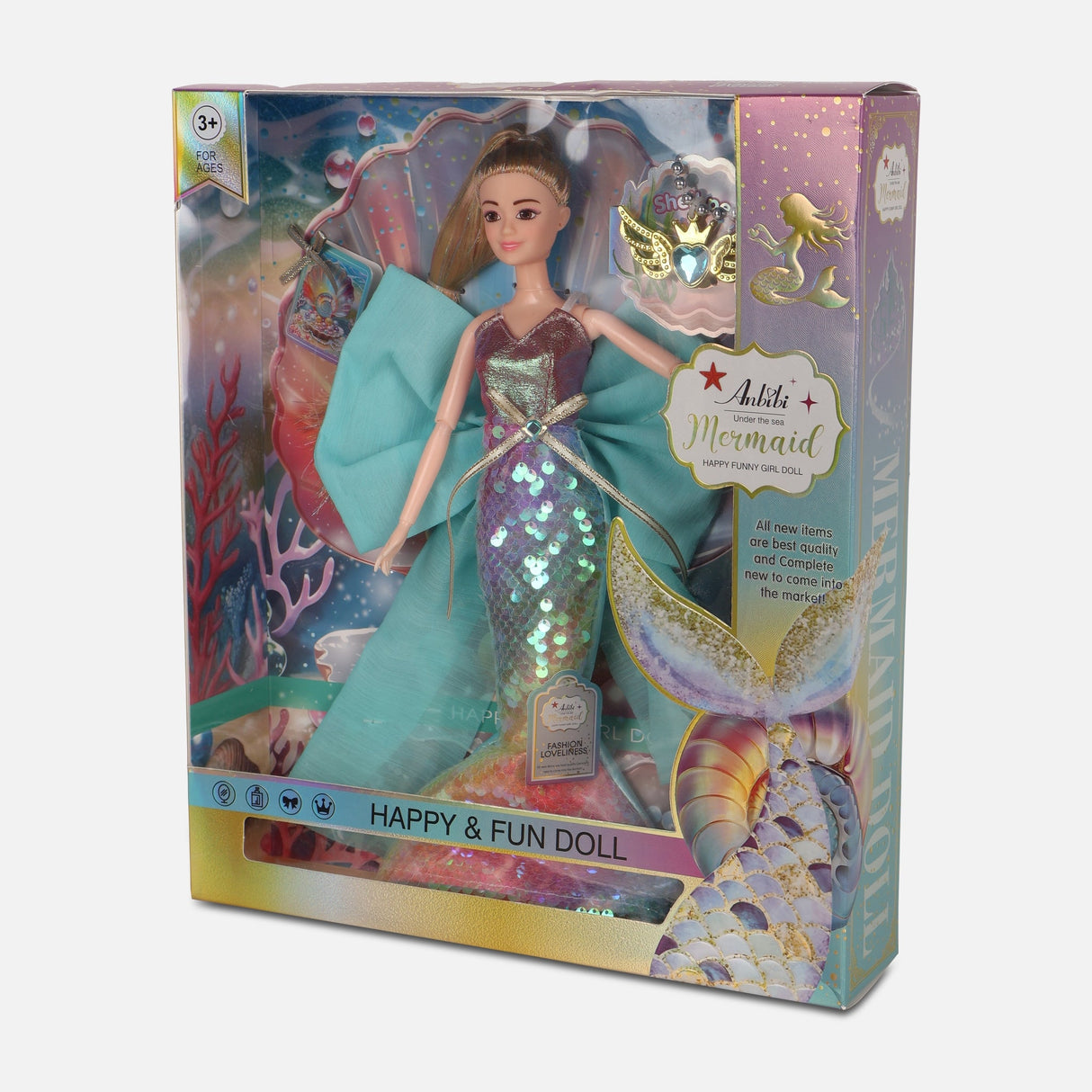 Doll Toy Set For Girls With Accessories