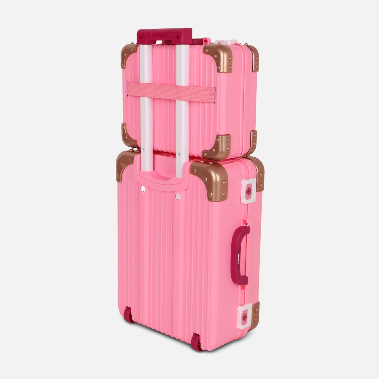 Portable Dress Up Playset In Wheeled Trolley Case