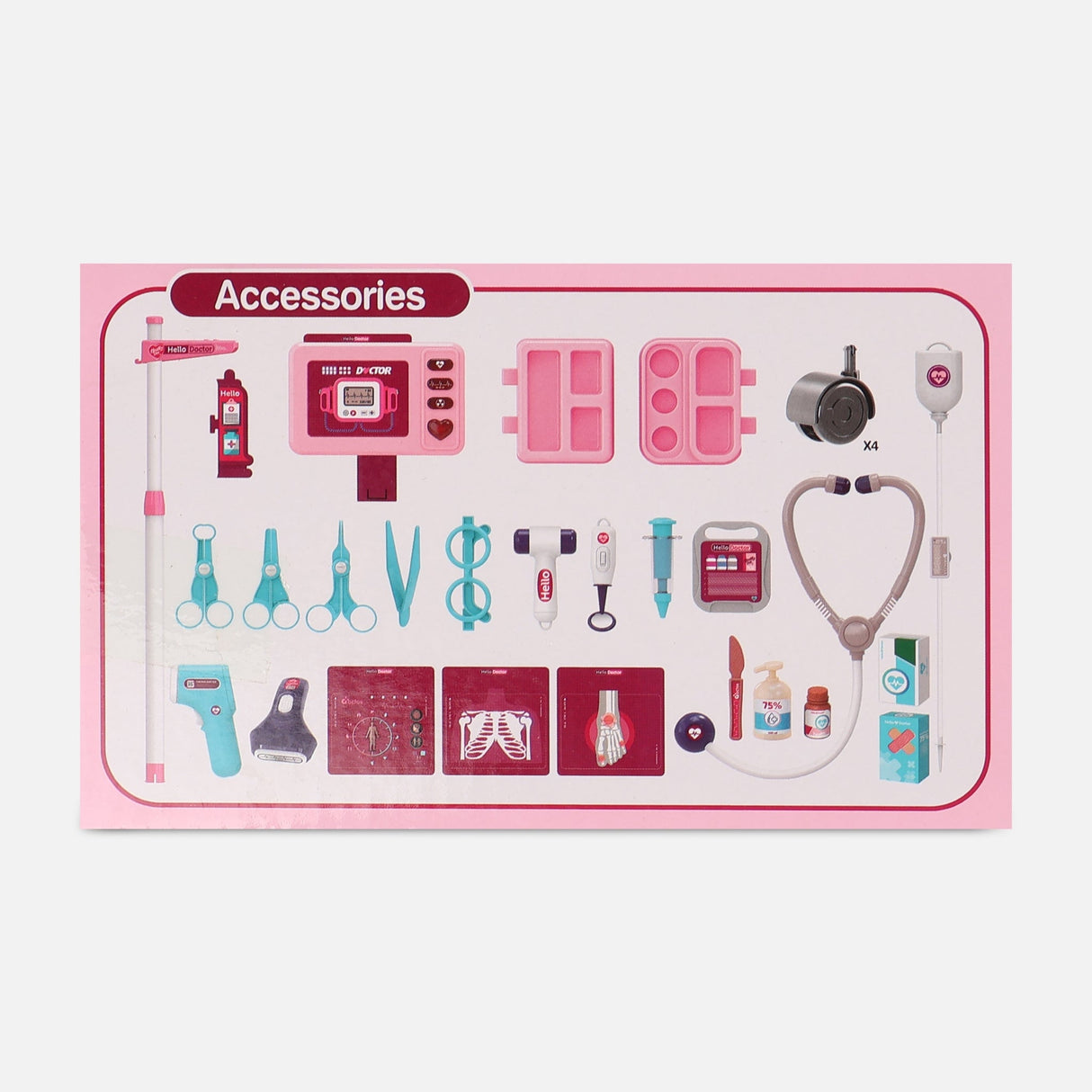Doctor Cart Toy Set For Kids