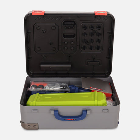 Toy Tool Set With Trolley Storage Case For Kids